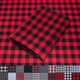 thumbnail image 1 of Franela de algodón Pico Textiles cuadros búfalo negro/rojo 3 m, 1 of 7