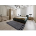 thumbnail image 5 of Ahgly Company Machine Washable Indoor Rectangle Industrial Modern Sonic Silver Gray Area Rugs, 5' x 8', 5 of 7