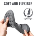 thumbnail image 5 of Smile Popcorn Women's Flip Flops Lightweight Thong Sandals Summer Beach Sandals with Arch Support, Grey, 5 of 7