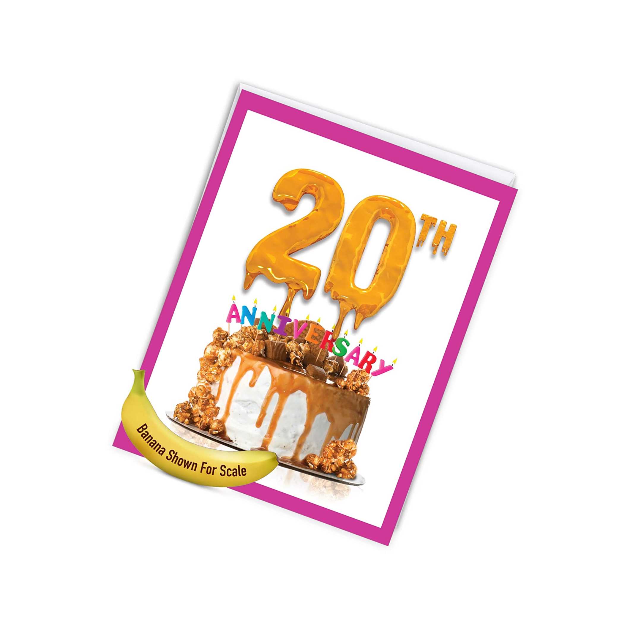 Big Day Milestone Anniversary Card With Envelope Letterhead 8 5 X 11 Inch Milestone Cake J7060pmag Walmart Com Walmart Com