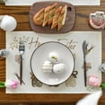 thumbnail image 6 of NSESSHome Easter Bunny Rabbit Table Runner, Easter Kitchen Dining Table Decor, Spring Linen Home Decoration Indoor Outdoor Party Supply, 6 of 8