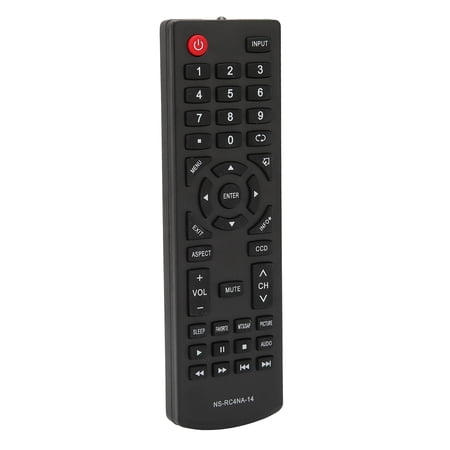 BIMZUC NSRC4NA14 Remote Control Easy to Use and Key Sensitive TV Remote Control Compatible with Insignia NS-19E310NA15 NS-22E400NA14 Black 7.09 inches
