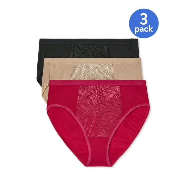 Blissful Benefits by Warner's Women's Tummy Smoothing HiCut Panties, 3