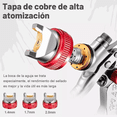 thumbnail image 2 of Pistola Para Pintar De Gravedad Hvlp 600 Ml Con 3 Boquillas, 2 of 4