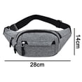 thumbnail image 2 of FloreceBien Riñonera deportiva a prueba de agua,Riñonera de viaje para regalos de corredor de gran capacidadBolsa de cintura para deportes al aire libre, 2 of 5