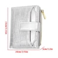 thumbnail image 3 of Zznnkj Women's Small Bifold Wallet, Compact PU Leather Credit Card Holder with Zipper Coin Pocket, Multi-Slot Slim Wallet for Cash, Cards, and Lipstick, 3 of 6