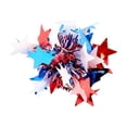 thumbnail image 3 of Yhmxh 4th of July Patriotic Tinsel Star Decor, 5.5" Red White Blue Firework Pom Pom Decorations for Independence Day, Memorial Day, Patriotic Party Supplies, Gift Wrapping, Table Centerpiece, 3 of 7