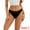 Black, variant on DARING DIVA Women's Full Coverage Hipsters Panties Hi-Cut Lace Trim Briefs Black S