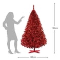 thumbnail image 3 of Árbol de Navidad Naviplastic Monarca de Lujo color Rojo Metálico de 190 cm, 3 of 3