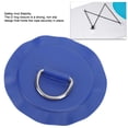 thumbnail image 4 of Sturdy PVC D Ring Patch with Bungee Cord Attachment, Versatile Stainless Steel Attachment Point for Kayak, Inflatable Boat, Board, 4 of 7