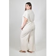 thumbnail image 3 of Conjunto de 2 pzas de lino Roman Fashion /Tallas Extras, 5652 (Arena) beige 40, 3 of 6