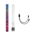 thumbnail image 1 of LED Light Emitting Drumsticks 15 Colour Gradient USB Rechargeable+Switch Electronic Drumsticks for, 1 of 5
