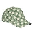 thumbnail image 3 of Haiem Daisy Plaid Green Baseball Cap Dad Hat Cotton Soft Adjustable Fashion Hats for Men Women Unisex Style Headwear, 3 of 9