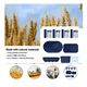 thumbnail image 5 of "Vajilla De 36pzs Juego Cocina Paja Trigo Ecológico  Azul ", 5 of 5