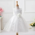 thumbnail image 4 of 3-10T Kids Girls Flower Princess Sequin Dress Birthday Bridesmaid Party Pageant Formal Long Dresses, 4 of 4