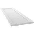 thumbnail image 3 of Ekena Millwork 15"W x 65"H True Fit PVC Single Panel Chevron Modern Style Fixed Mount Shutters, White (Per Pair - Hardware Not Included), 3 of 9