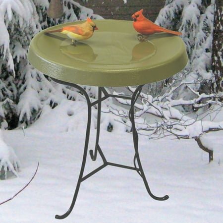 Birds Choice Pedestal Heated Bird Bath Walmart Com