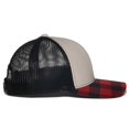 thumbnail image 3 of Outdoor Cap OC771P Slight Pre-Curved Sublimated Visor-Stone/Black/Red, 3 of 8