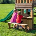 thumbnail image 5 of Backyard Discovery Lakewood Cedar Wood Swing Set, Slide, Clubhouse, Playhouse, Snack Bar, 5 of 10