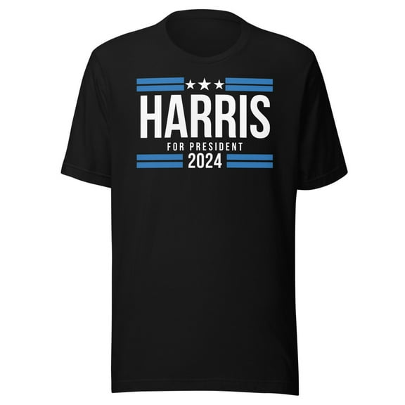 Harris For President 2024 Shirt, Unisex, Kamala Harris 2024 T-Shirt, President Harris 2024, President Harris 2024 Shirt (Black, S)