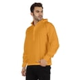 thumbnail image 4 of Inkmeso Solid Henley Hooded Short Kurta For MensLong Sleeve Cotton T-shirt Regular Fit Summer Wear, 4 of 7