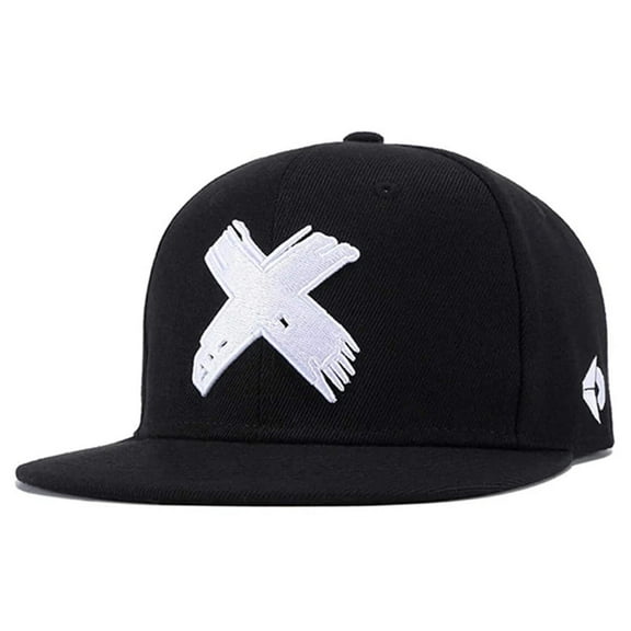 Snapback Cap X Logo - Unisex Hip-Hop Baseball Hat Spring  Autumn