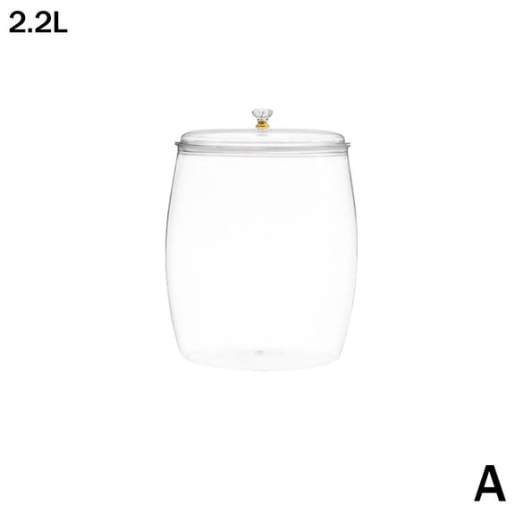 SXCRFKXH Gallon Plastic Jars Cookie Jar & Candy Jar with Lid Large Food Storage Jar