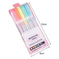 thumbnail image 4 of YAOMOBB Fluorescent Marker 5Pcs Smooth Writing Fluorescent Stationery Set Non slip Handle for Precision, 4 of 6
