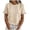 Khaki, variant on Womens T Shirts, Ladies Round Neck Ruffled Short Sleeve Blouse Casual Summer Shirt Top for Women Flowy Chiffon Fashion White XL