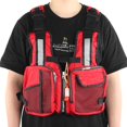 thumbnail image 1 of Life Jacket Paddle Vest,Portable Adult Floating Vest Fishing Waistcoat Multi Pocket Life Jacket Accessory for Boat, 1 of 7