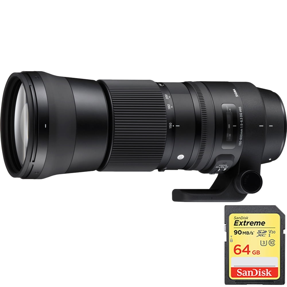 SIGMA 150-600mm F5-6.3 Contemporary キャノン Sigma 150-600mm f5-6.3 DG 95mm Contemporary Lens for Canon EF