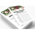 thumbnail image 4 of Inkdotpot Floral GreeneryParty Wedding Supplies 50-Pack Wedding Word Scramble Bridal ShowerGameCards, 4 of 8