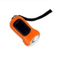 thumbnail image 1 of Hand Crank Torch Solar Dynamo Torchemergency Led Flashlight Wind Up Solar Rechargeable Torch Orange, 1 of 5