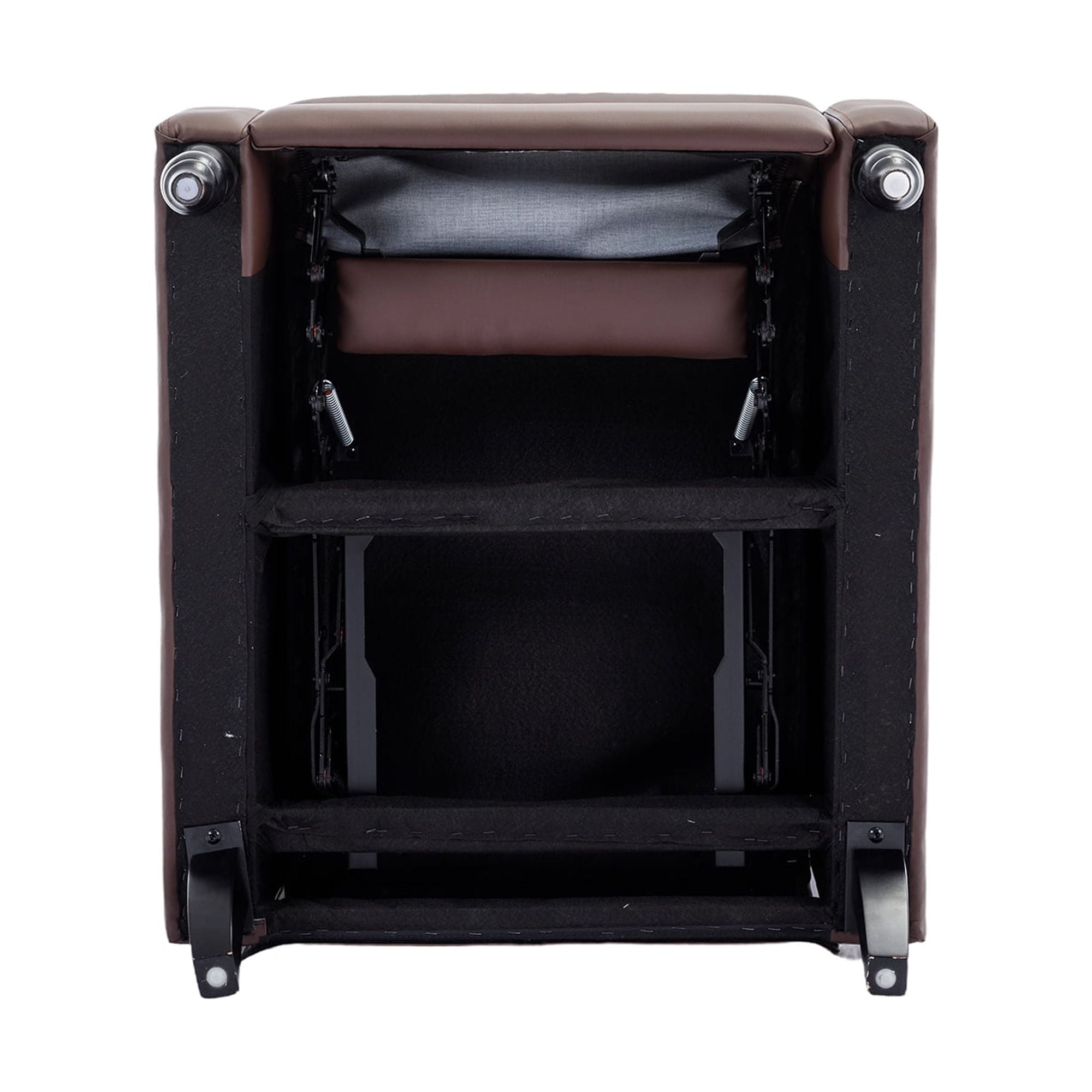 Kadyn Massage Recliner Chair, Fabric Recliner Sofa Home Theater Seating, Single Sofa Armchair Easy Lounge for Living Room, Brown