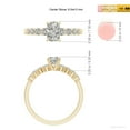 thumbnail image 5 of ANGARA Natural 0.75 Ct. Diamond Classic Engagement Ring in 14K Yellow Gold for Women (Ring Size: 3), 5 of 10