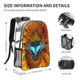 thumbnail image 4 of Kdxio Butterfly Alighted On Sunflowers Clear Backpack, Transparent Bookbag for School for Women Men, Capacity Clear Bag for College, Travel, 4 of 7