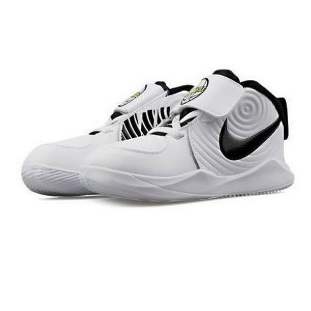 Tenis Nike Team Hustle D9 para Ninos Pequenos UNISEX AQ4226 100 blanco 12 Nike Team Hustle D 9 AQ4226 100 Walmart en linea