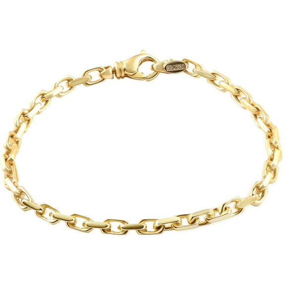 Pompeii Men's Link 14k Gold (33gram) or Platinum (53gram) 6.5mm Bracelet 8.5" (,)