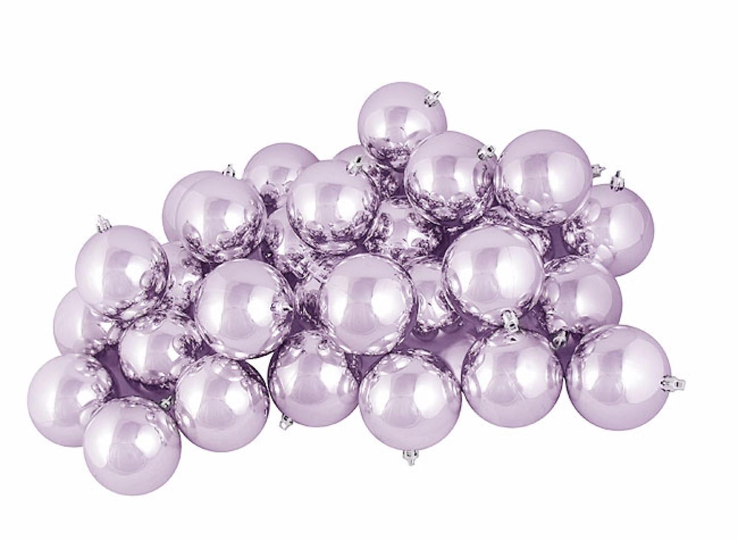 Purple Shatterproof Christmas Ornaments 2021
