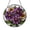 Acrylic 3.5 Inch, variant on Purple Floral Aster Stained Glass Suncatcher – Decorative Window Art