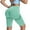 2 - Mint Green, variant on Aobny Woman Shorts Running Under Dress Yoga Bottoms Tight High Waisted Athletic Shorts Womens,Black,L