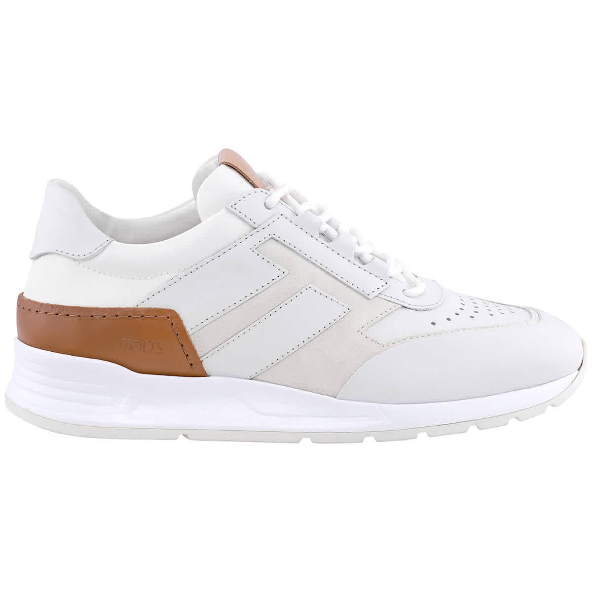 philosophy The room Grasp Tods Men's Low Top Leather Sneakers In White, Brand Size 5.5 ( US Size 6.5  ) - Walmart.com