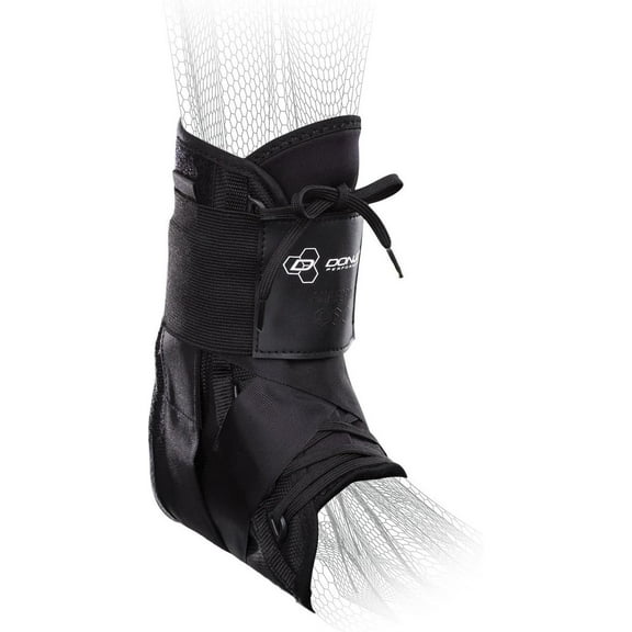 DonJoy Performance ANAFORM Lace-Up Ankle Brace, Black, Size L