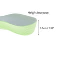 thumbnail image 2 of Unique Bargains 2 Pair Durable Invisibility Height Increase Half Pad Shoe Inserts Green, Gray 1.38", 2 of 5