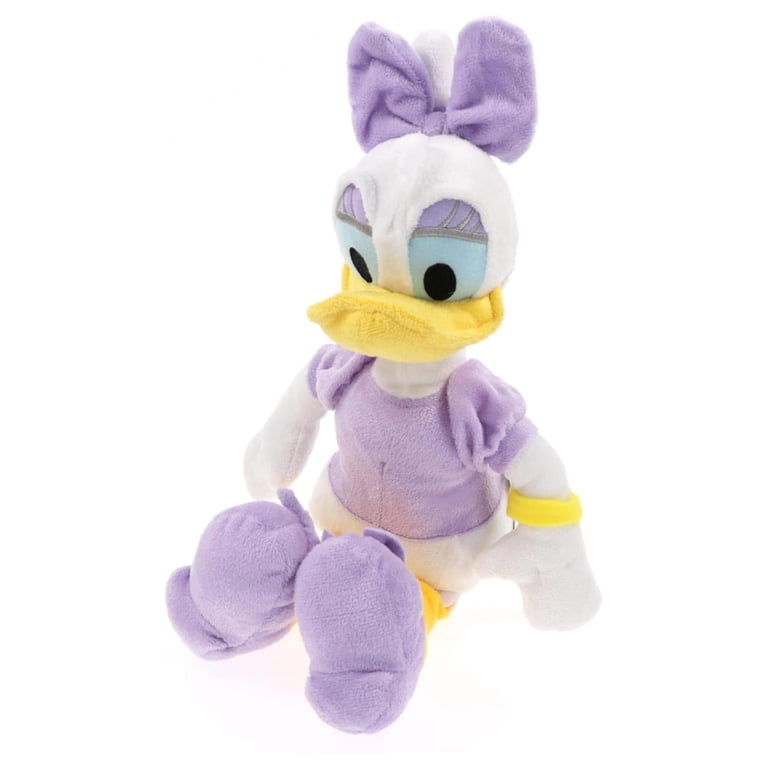 Disney Daisy Duck ぬいぐるみ 大サイズ Disney, Daisy Duck Plush Toy, 15.5 inches, White, 100% Polyester