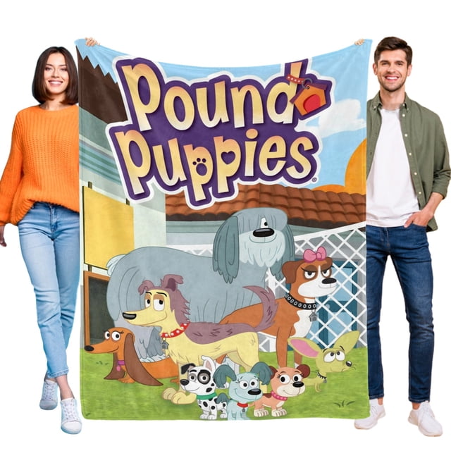 Cachorros de la Perrera anti-pilling, suave, ligera, esponjosa y acogedora de lujo para hogar y cocina – Perfecta para niños y adultos,110X70cm