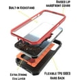 thumbnail image 3 of CaseBorne ArmadilloTek V Case for [iPhone 13 Pro Max] with Built-in Screen Protector & Kickstand Full-Body Multi-Layer Rugged - Red, 3 of 5