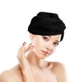 thumbnail image 4 of Minkissy Gorro Para Nadar Negro Con Alta Elasticidad Para Protección Del Cabello Y, 4 of 6