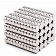 thumbnail image 1 of 150 Pcs-5mmx2mm Aimant Rond pour Réfrigérateur, Utilisé pour Artisanat, Tableaux Blancs, Projets DIY, Bureau, 1 of 4