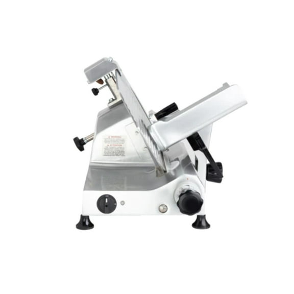 AMPTO 220E Meat Slicer, 9" stainless steel blade ETL, Made in Italy